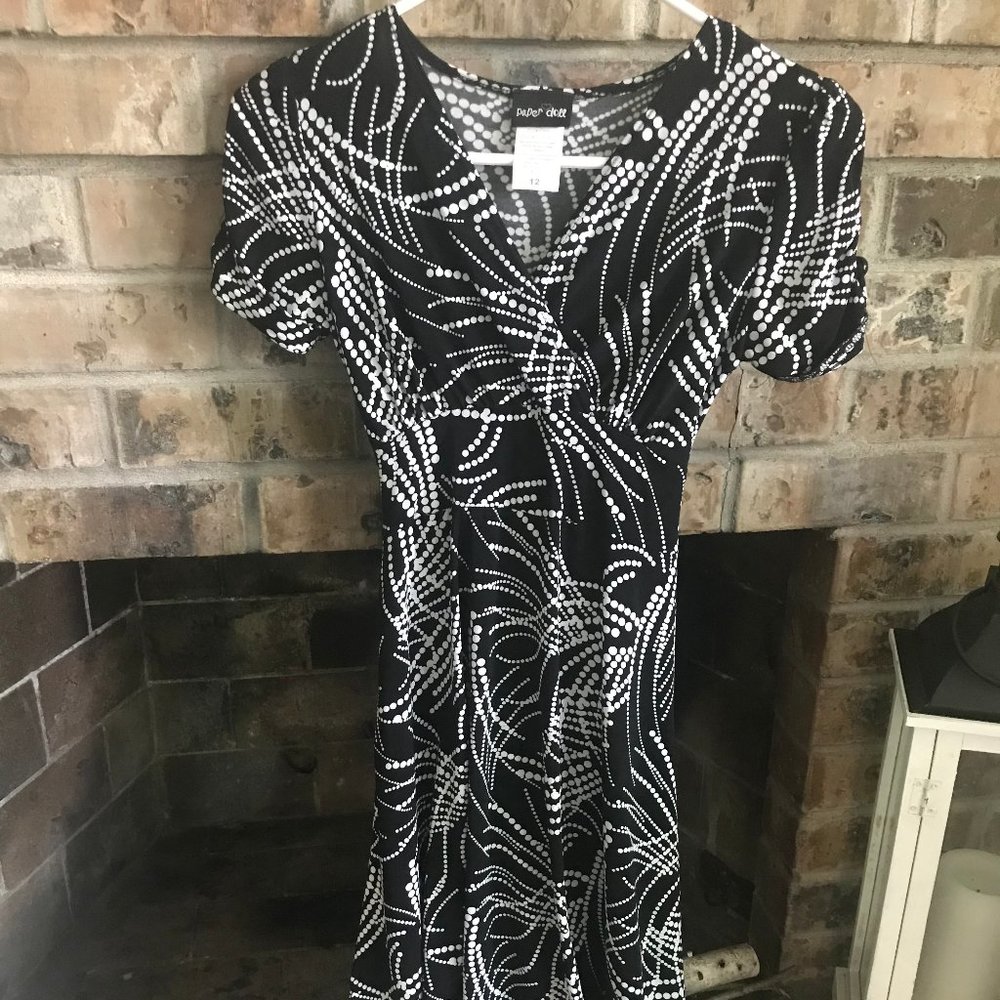 Black and white girls dress